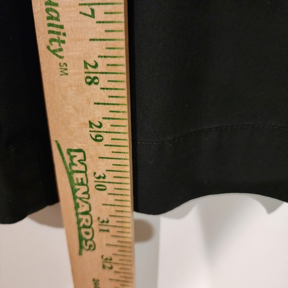 Lands' End NWT Wide Leg Weekend Chino Trousers Black Slant Pocket Pants Classic - Picture 11 of 13